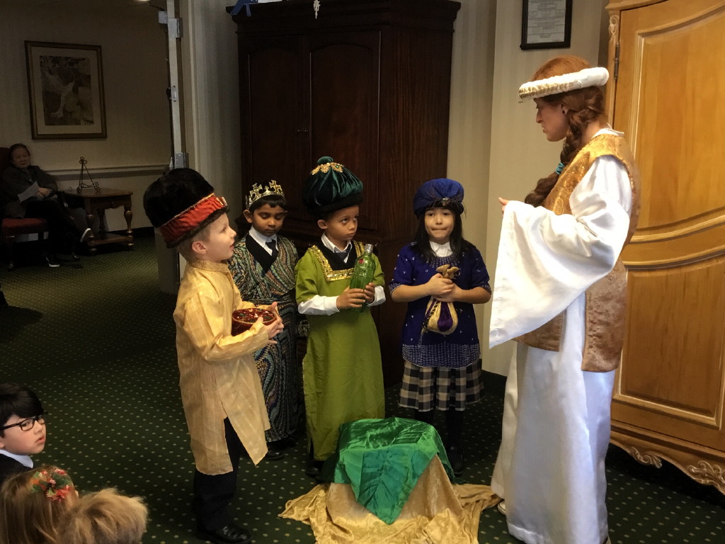 Brandywine seniors, Saint Augustine kindergartners create live Nativity scene