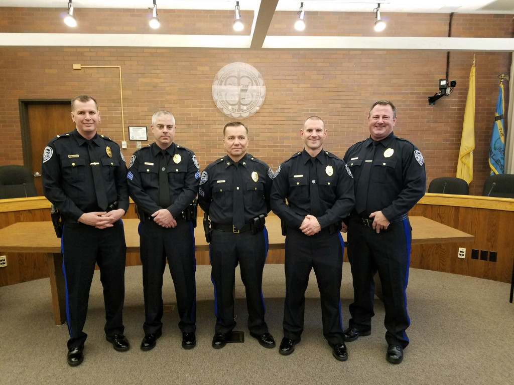 Five South Brunswick police officers receive promotions