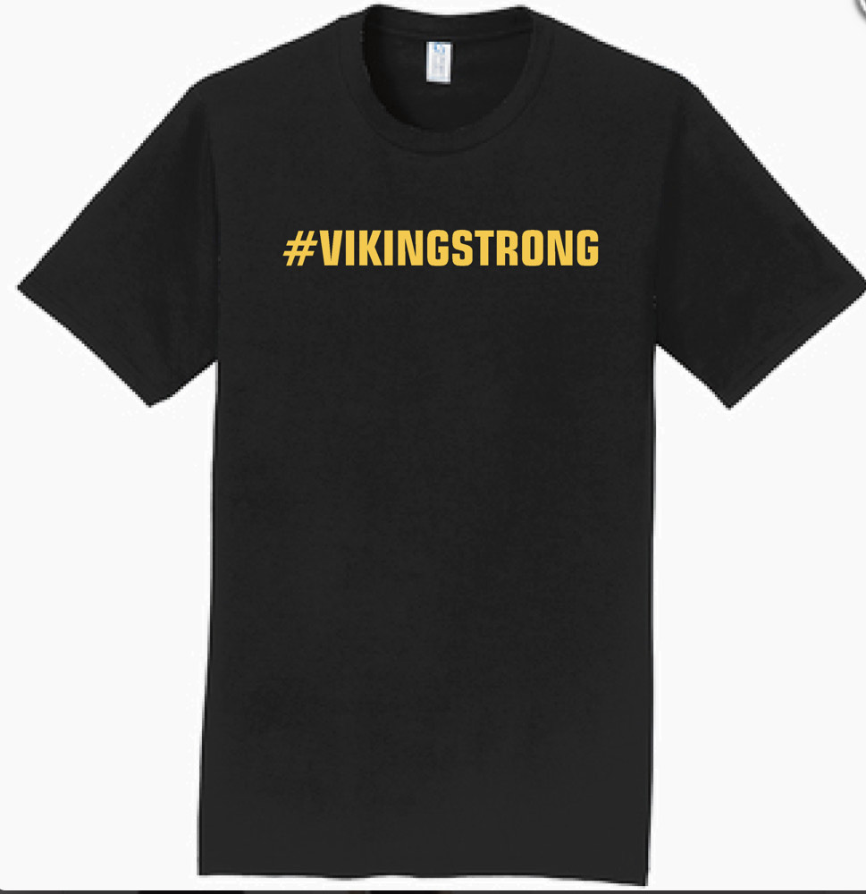 South Brunswick resident hopes to raise $5,000 for food pantry through sale of #VikingStrong shirts