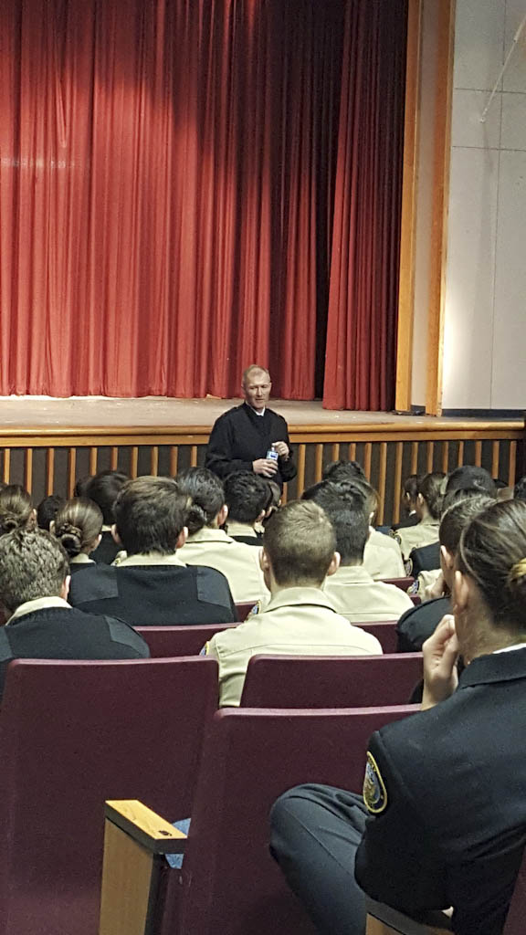 Navy admiral inspires Colts Neck ROTC cadets during visit