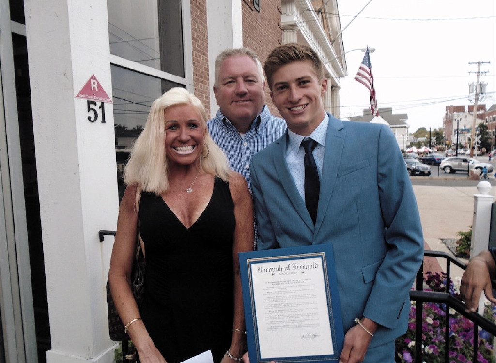 Freehold Borough council honors young man who rescued child from riptide