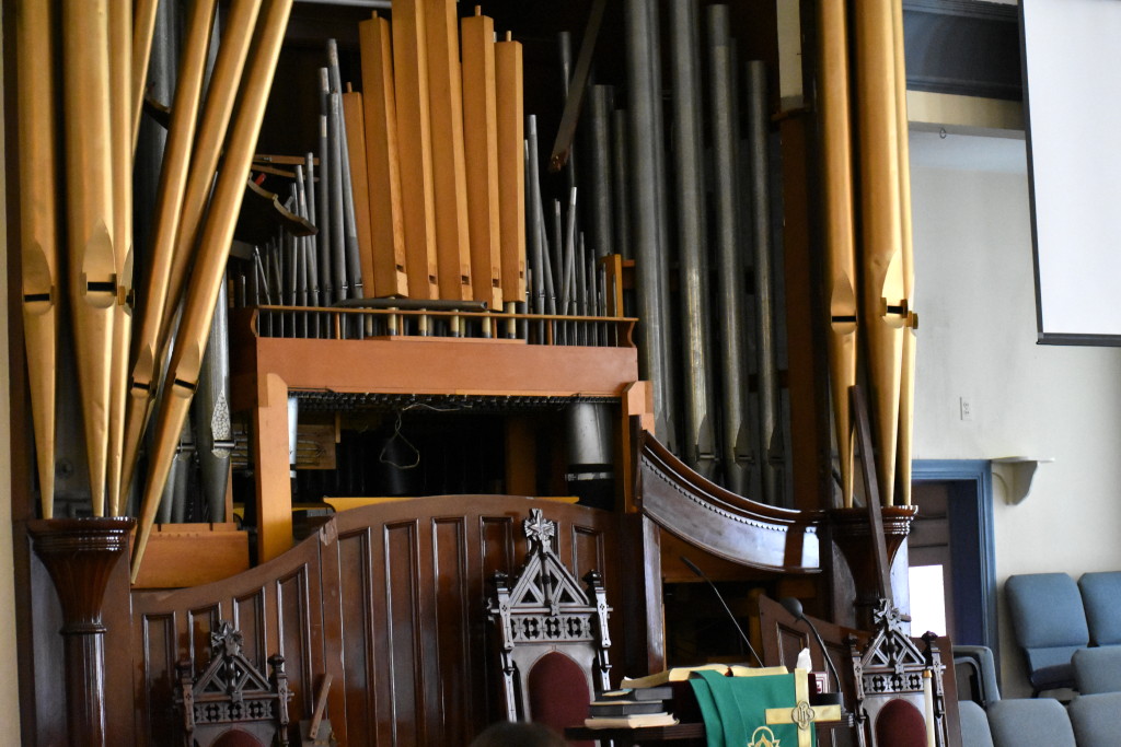 Vandals cause damage in First United Methodist Church