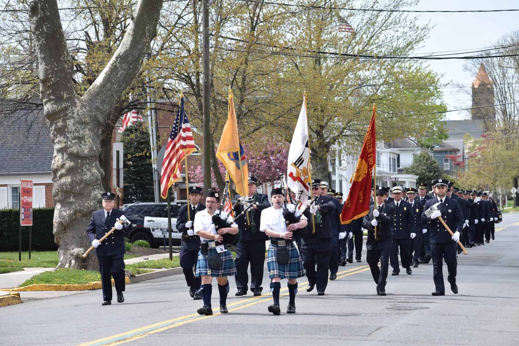 Freehold Fire Department marks 150th anniversary with solemn ceremony