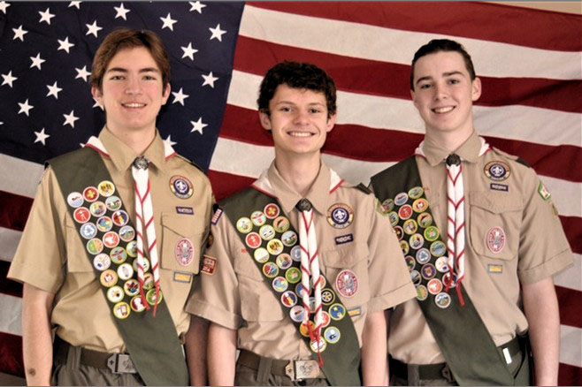 Troop 18 Boy Scouts earn rank of Eagle Scout; complete service projects