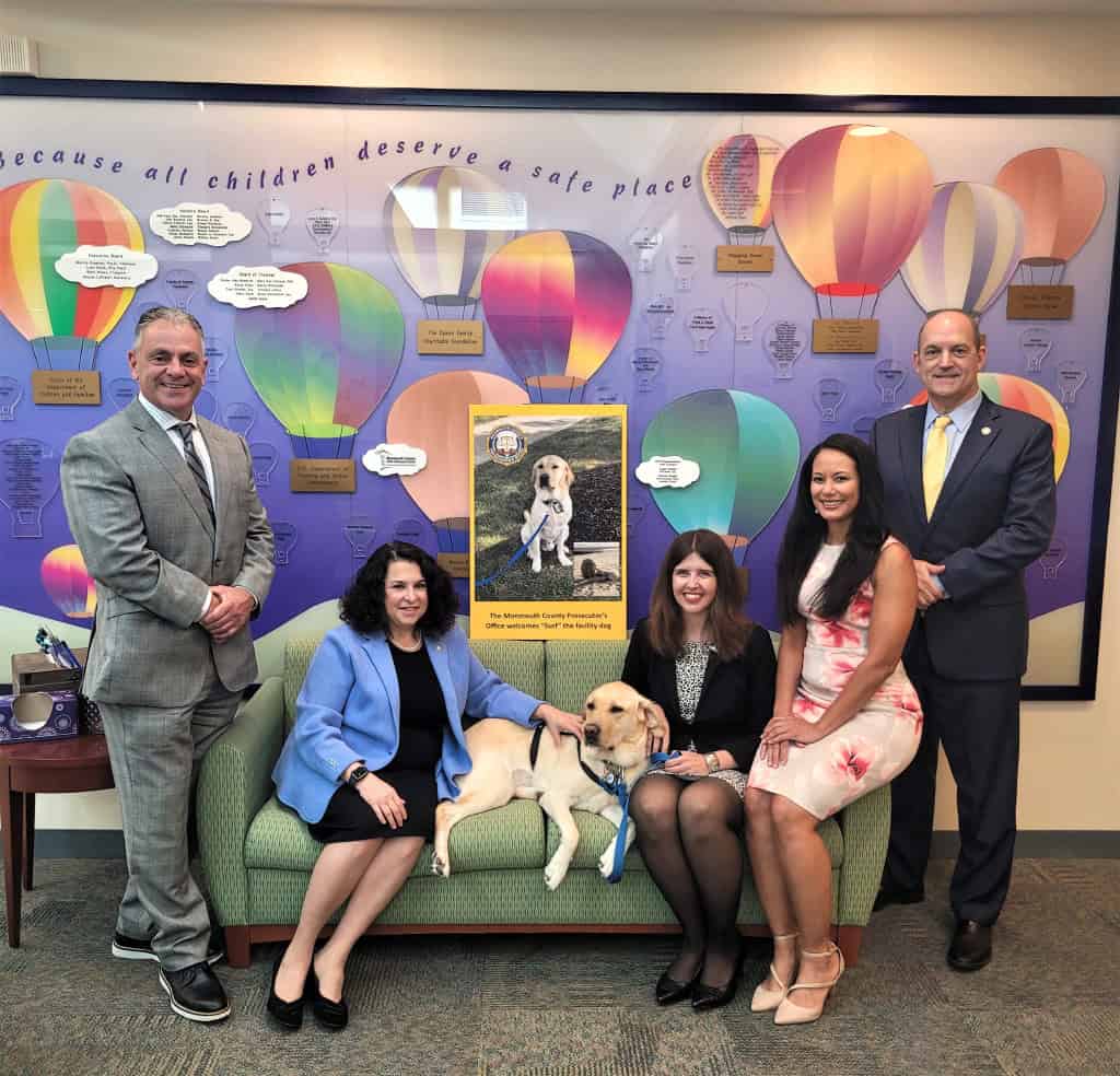 Monmouth County Child Advocacy Center welcomes Surf to staff