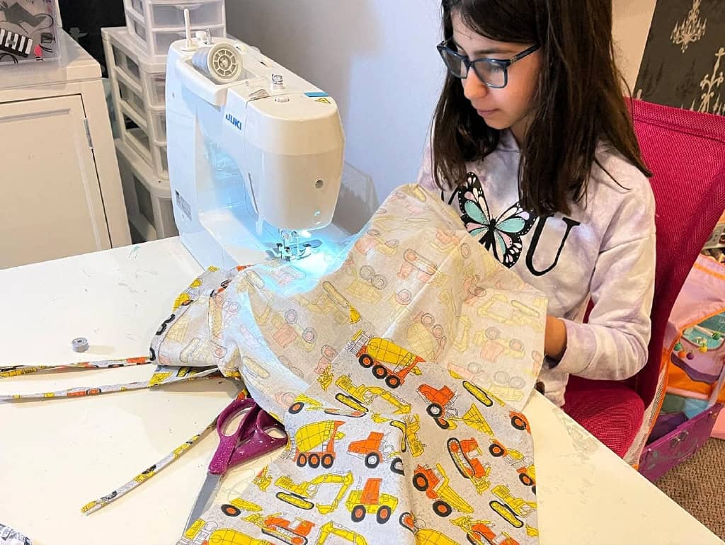 Freehold Township youngster sews gowns to inspire children fighting cancer