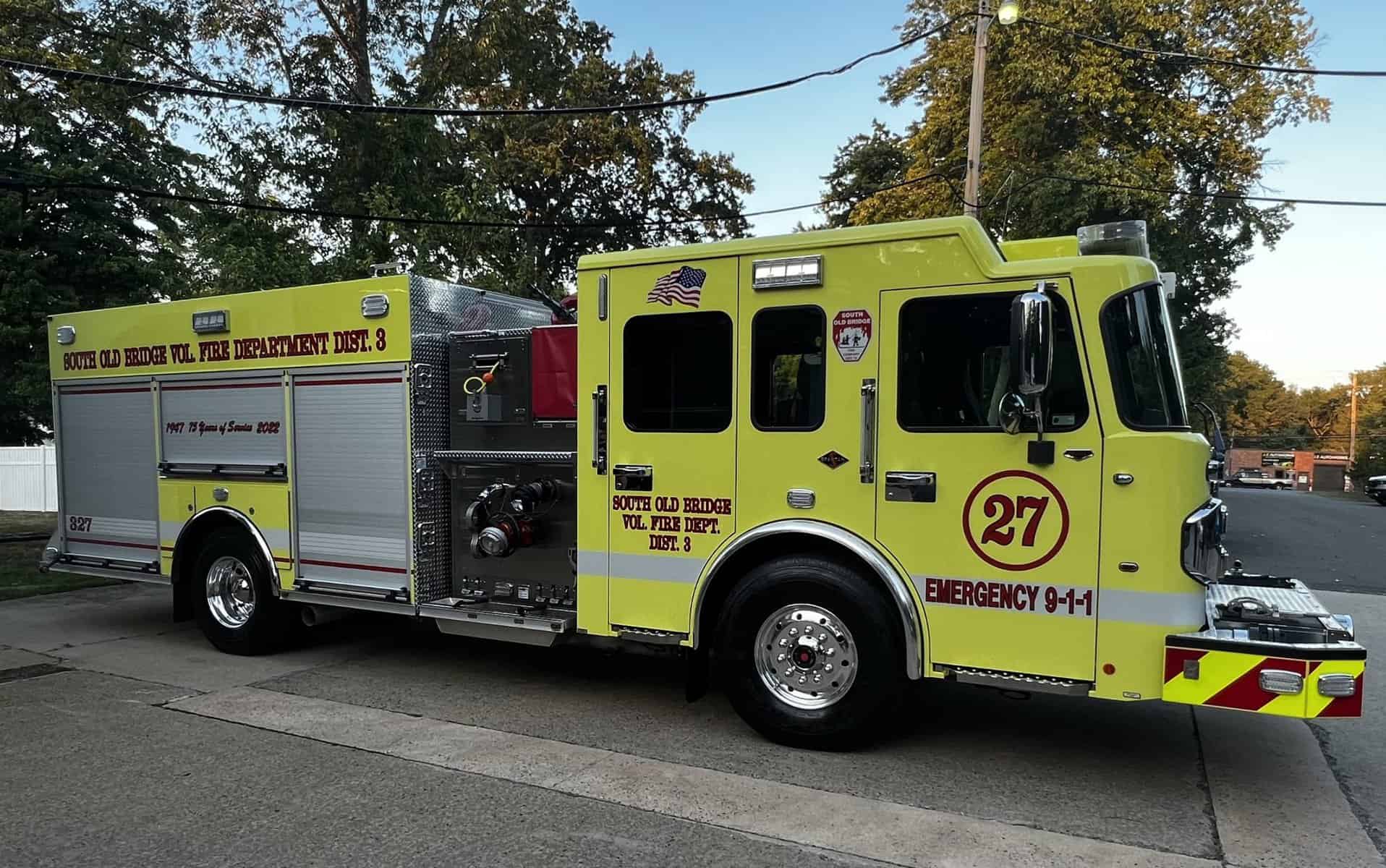 South Old Bridge Volunteer Fire Company will commemorate 75 years with big celebration Oct. 8