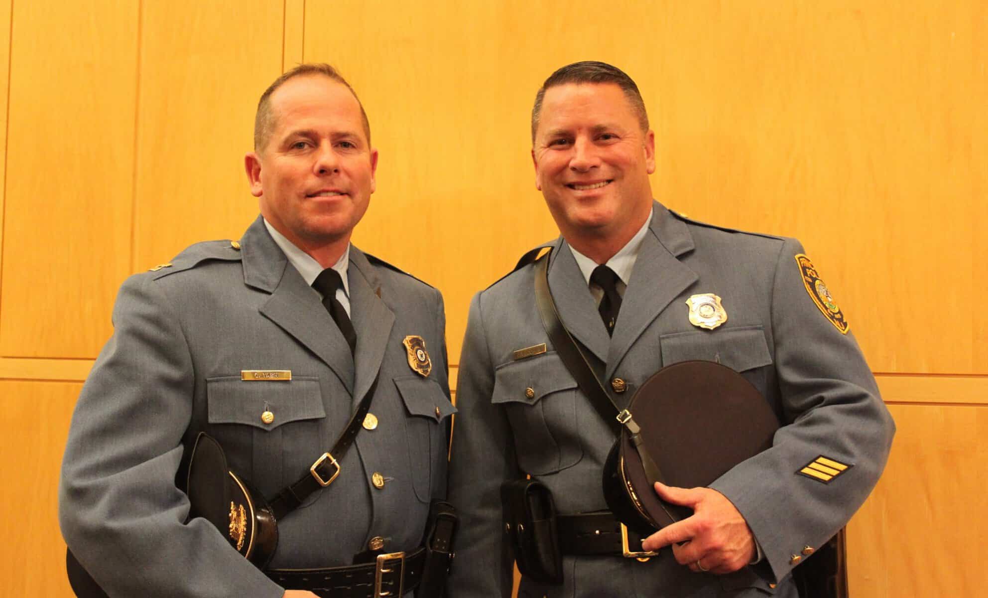 Princeton police chief, captain formally sworn into office