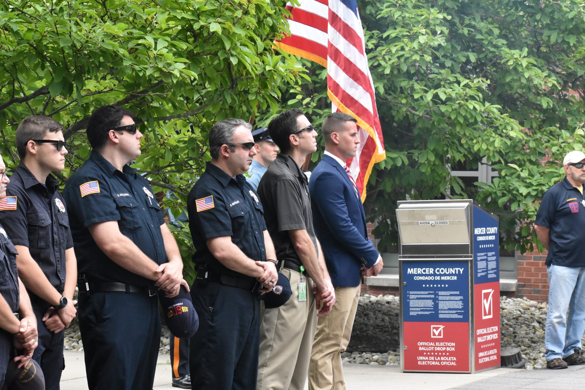 Princeton ceremony salutes American flag