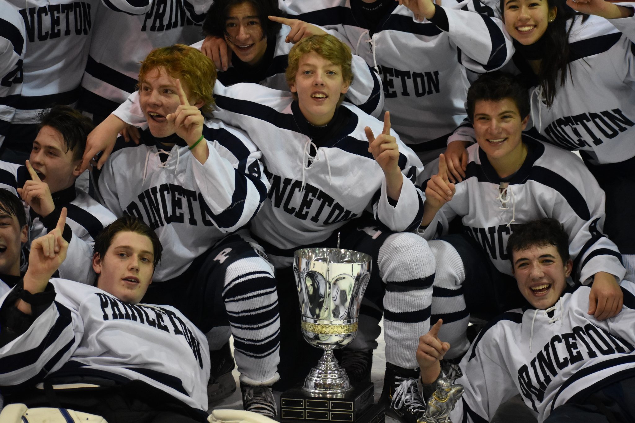 Princeton ends jinx and wins Mercer County ice hockey championship