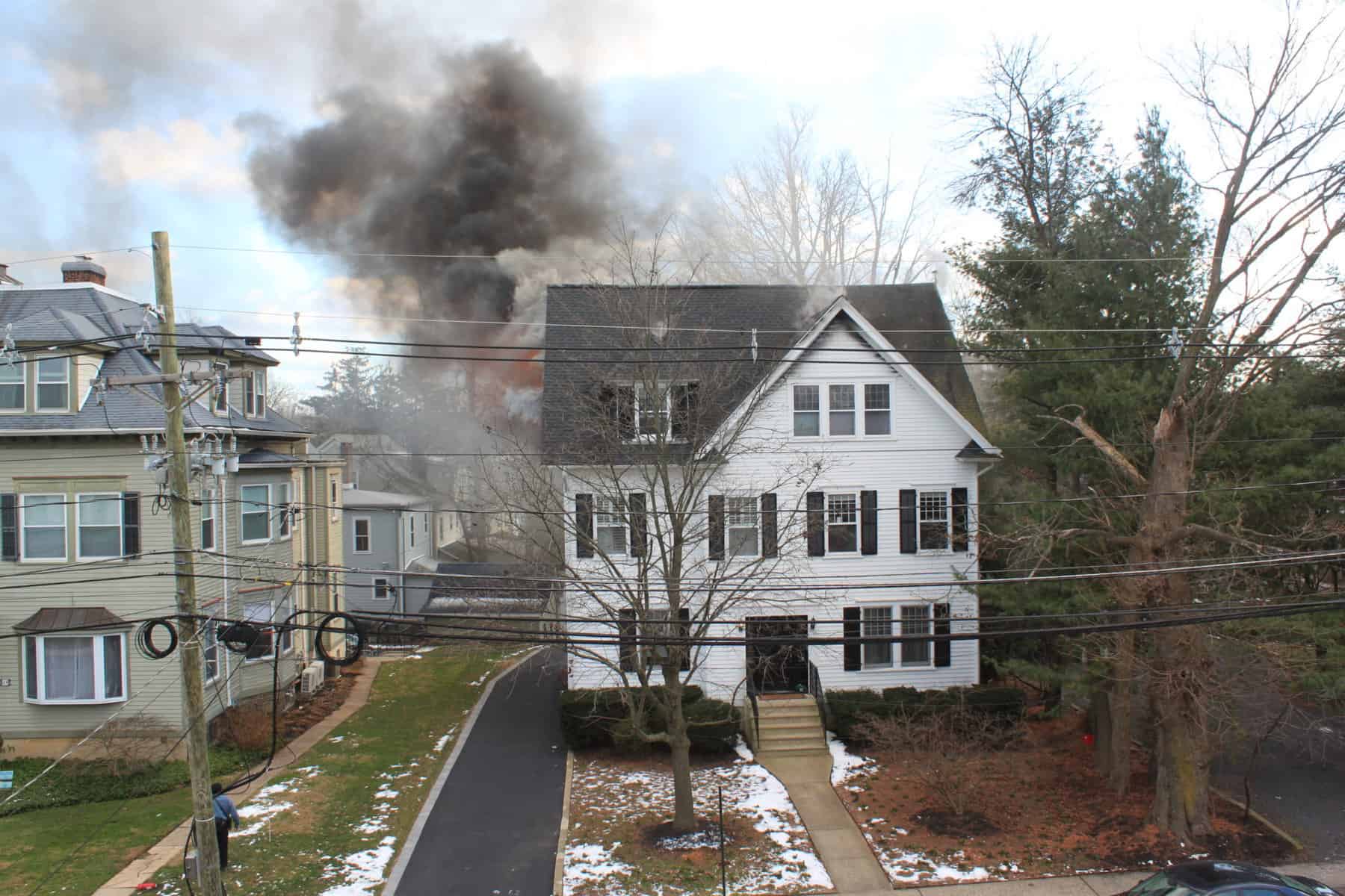 Fire breaks out at condo on Wiggins Street