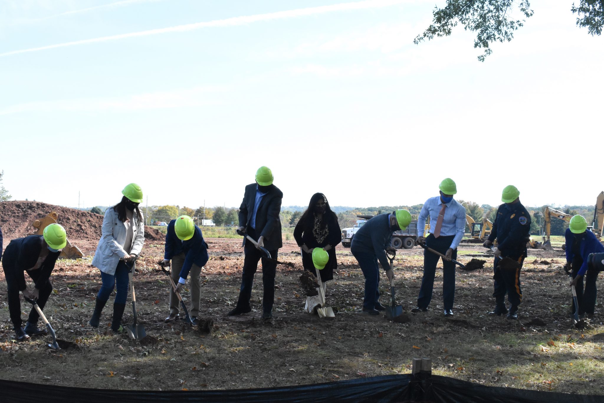 Montgomery Township breaks ground on site of long-awaited municipal center