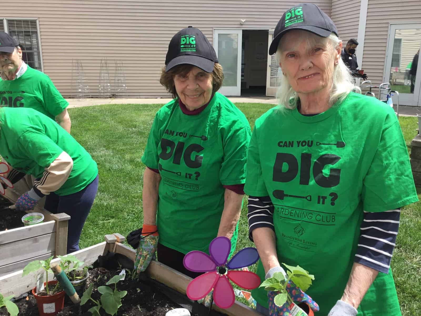 Brandywine Living Princeton’s ‘Can you Dig It’ garden club partners with South Brunswick Food Pantry