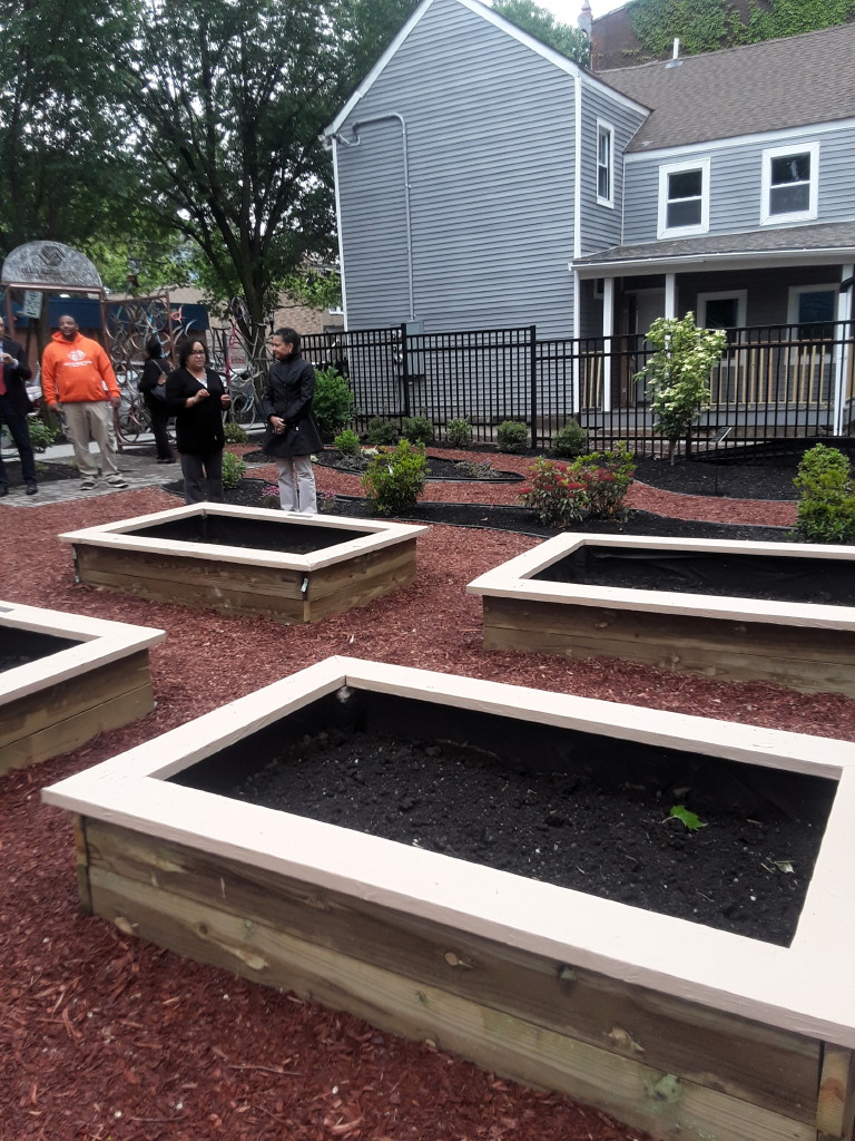 Stony Brook Garden Club of Princeton helps expand garden at Boys & Girls Clubs