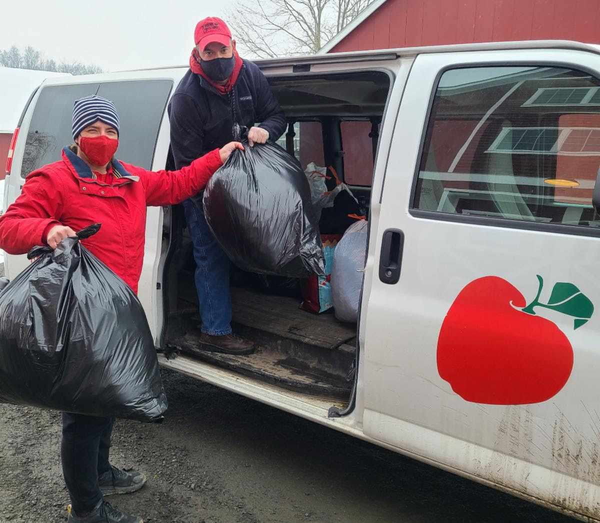 Terhune Orchards collects clothing for families served by HomeFront in Lawrenceville