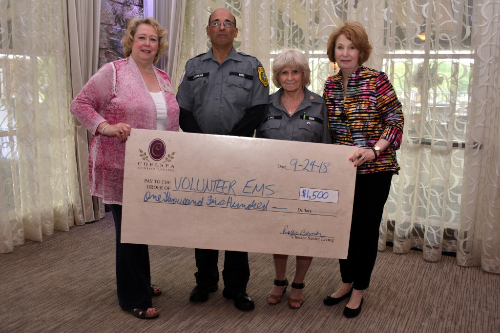 Chelsea Senior Living raises funds for East Brunswick Rescue Squad