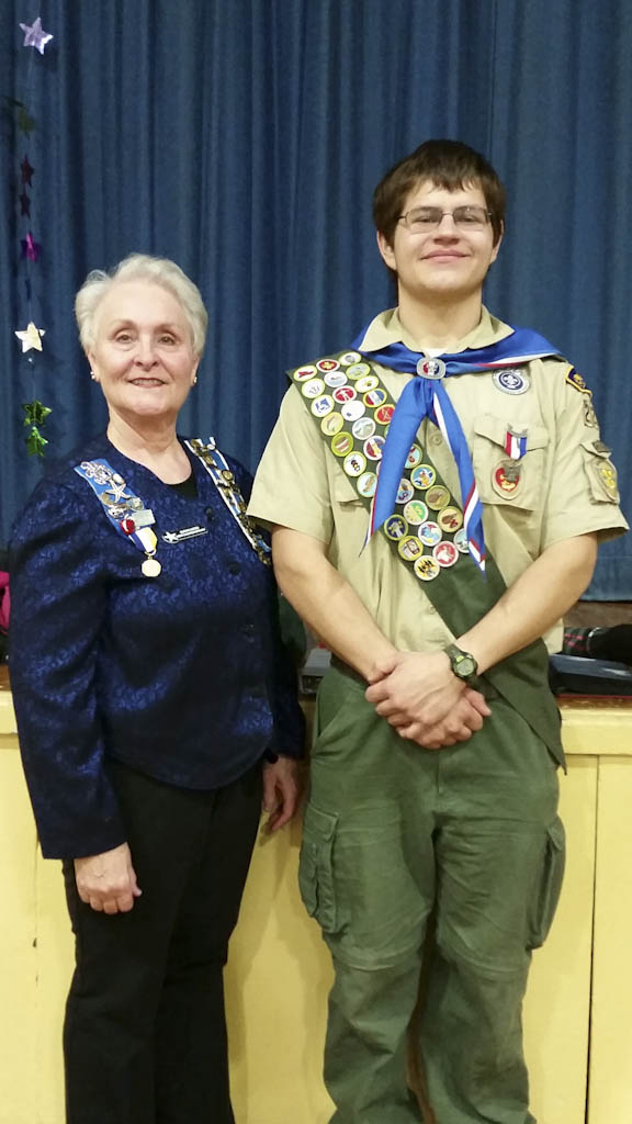 East Brunswick Eagle Scout receives good citizenship honor