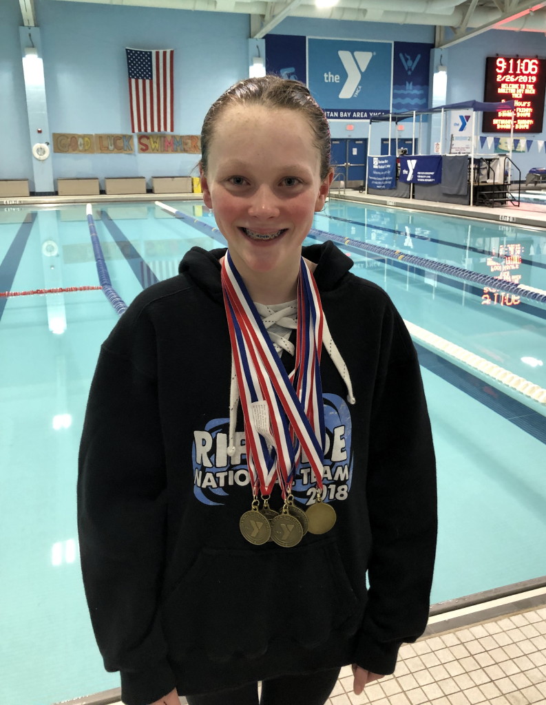 Raritan Valley YMCA swimmer becomes 5-time state champion