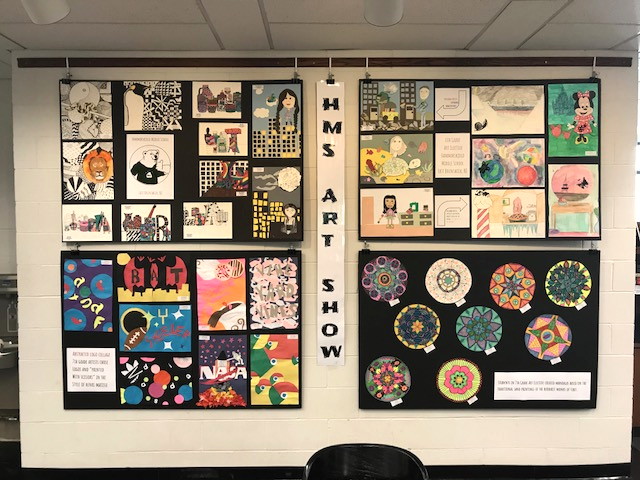 East Brunswick middle school artwork on display at Rutgers