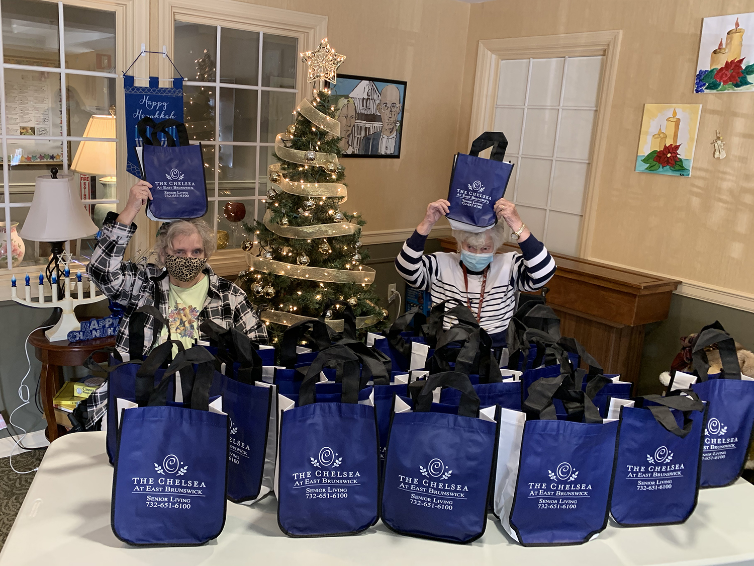 Chelsea, BrightStar Care collect holiday gifts for Aldersgate seniors