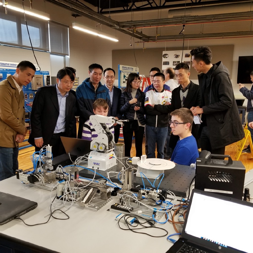 Chinese delegation tours MCVTS East Brunswick campus