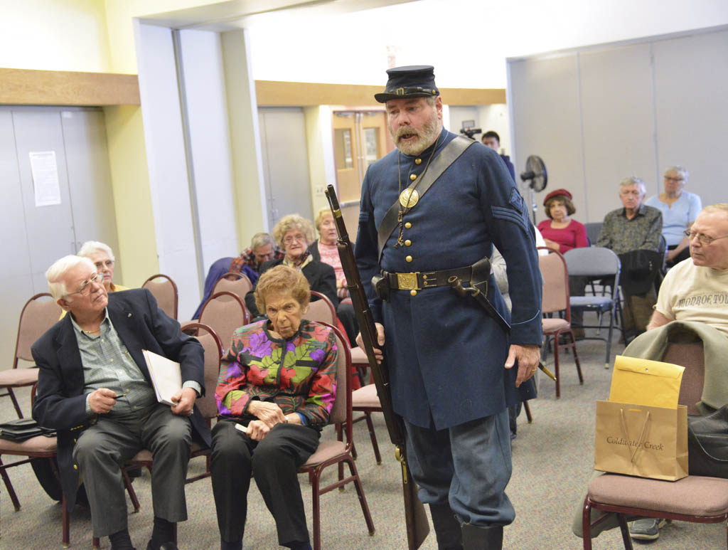 Civil War re-enactor to present program March 19