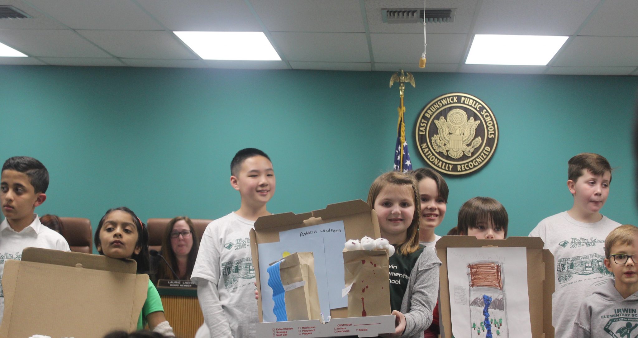 East Brunswick second, fifth graders showcase projects made of trash