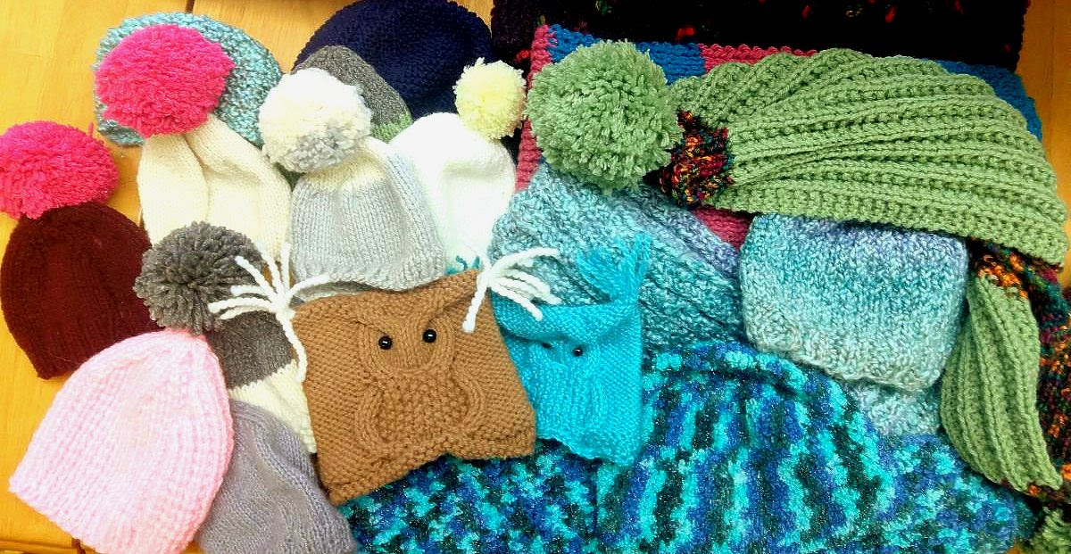 East Brunswick Hadassah donates knitted hats to Jewish Family Services