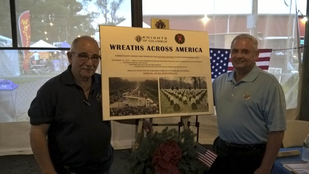 Knights of Columbus to place wreaths on veterans’ graves