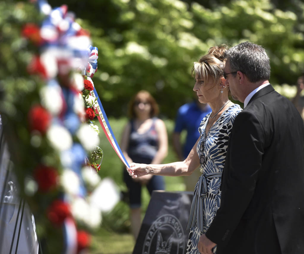 Memorial Day ceremony in East Brunswick, 2016