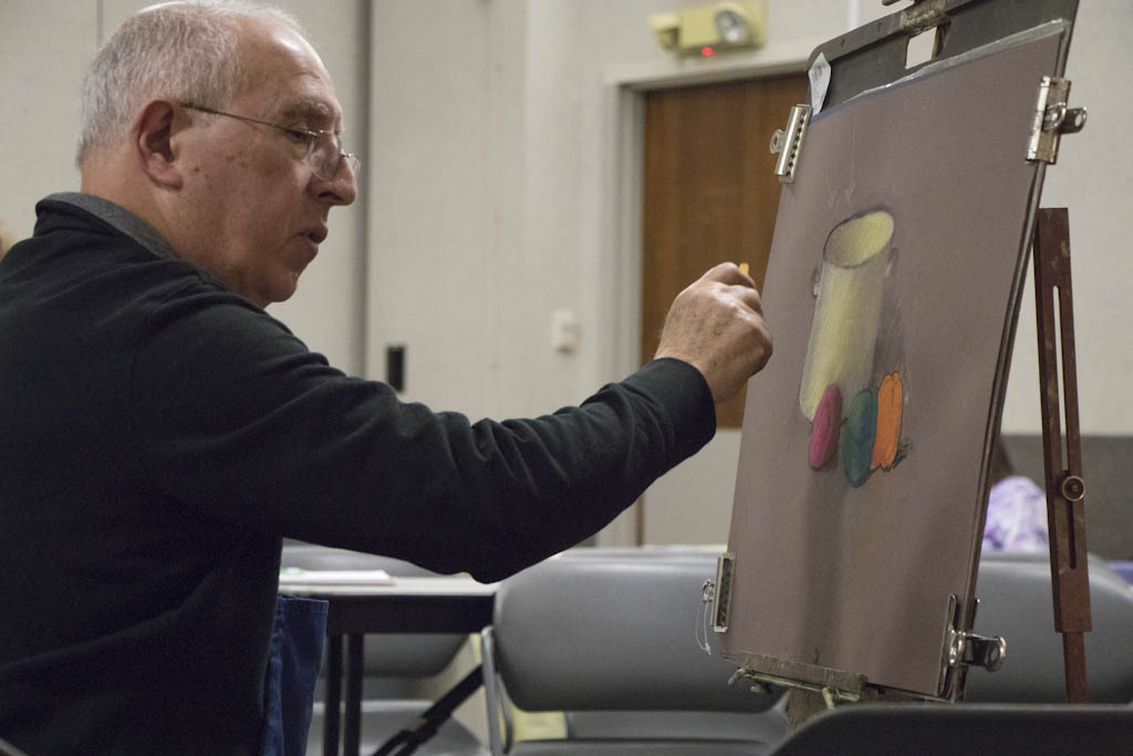 Artist to demonstrate use of changing colors