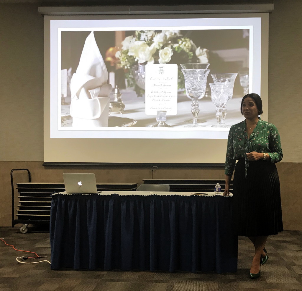 Manners expert educates residents about etiquette in the Gilded Age