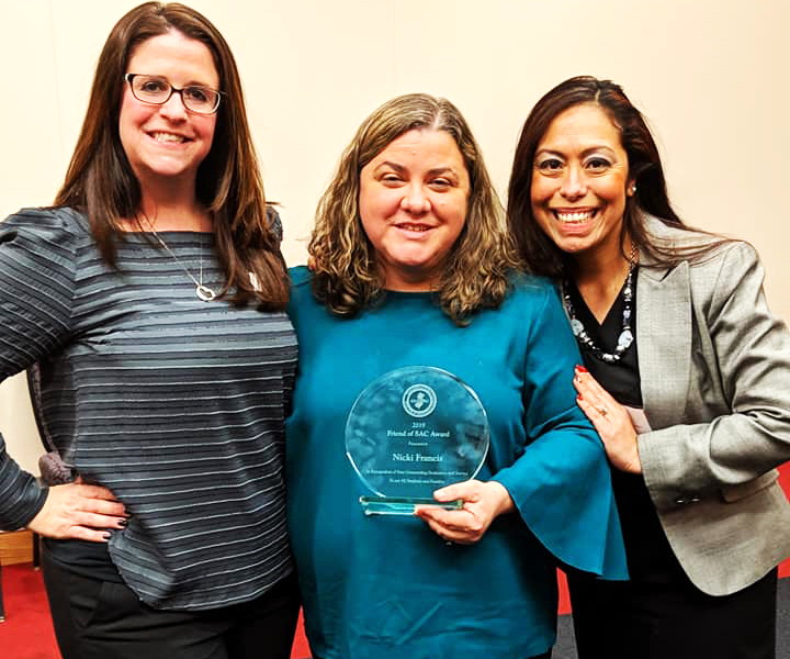 Wellspring coordinator receives award