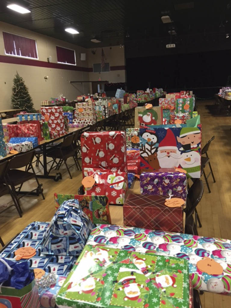 New, unwrapped toys collected by South Brunswick music students