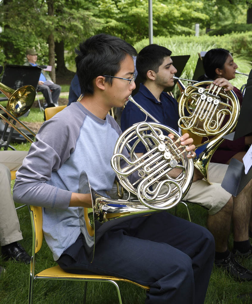 Christmas carols to be performed by brass quintet, organist