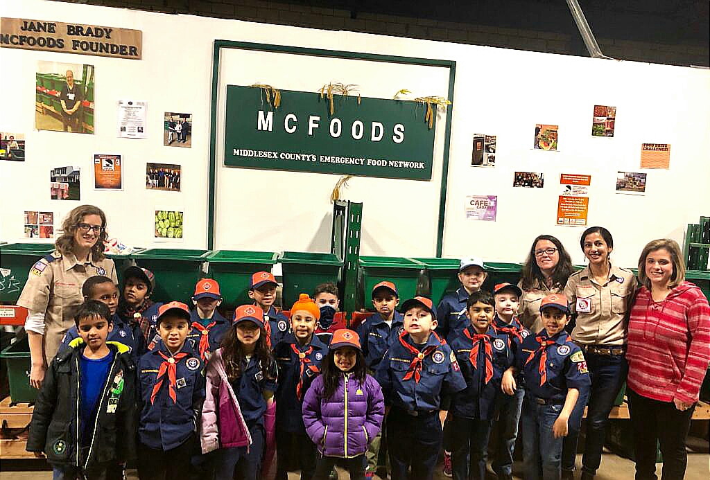 Cub, Tiger scouts tour MCFOODS warehouse