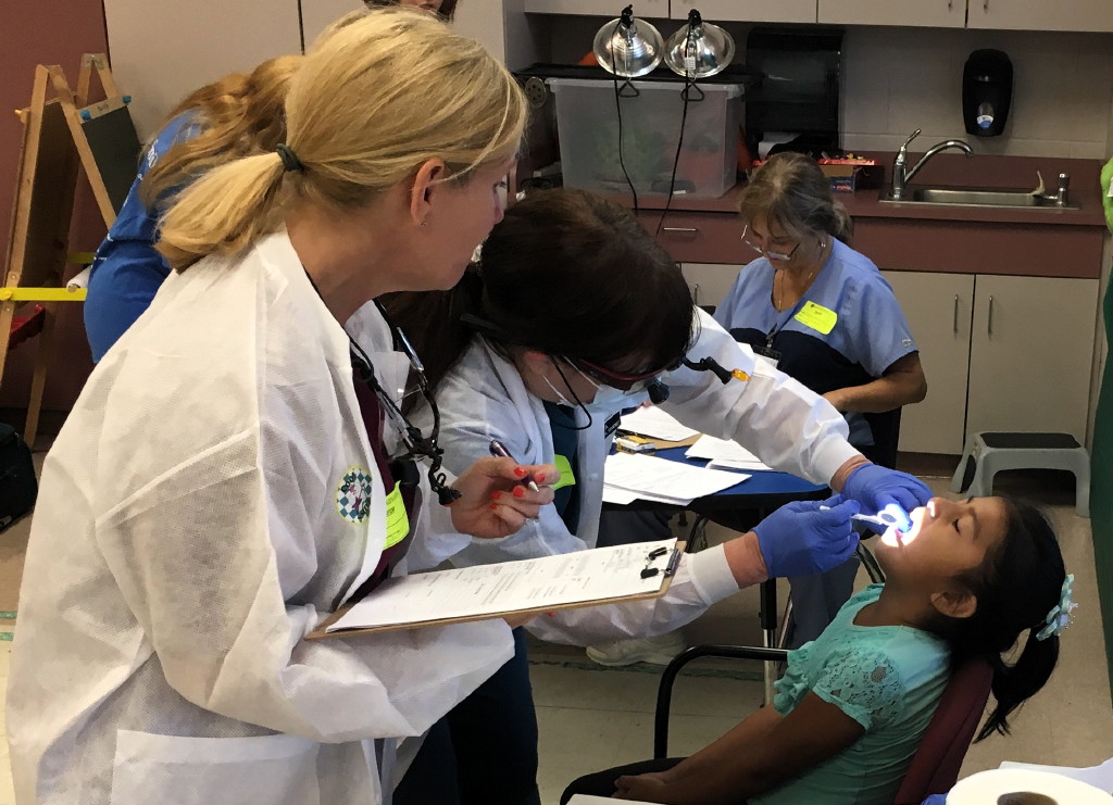 Dental hygienists offer care to students at Jamesburg school