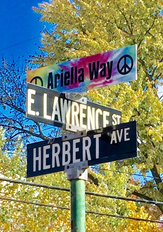 Ariella Way designated in Milltown after late six-year-old