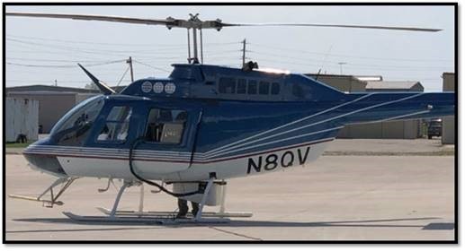 Helicopter flying over Monroe today is inspecting JCP&L transmission lines