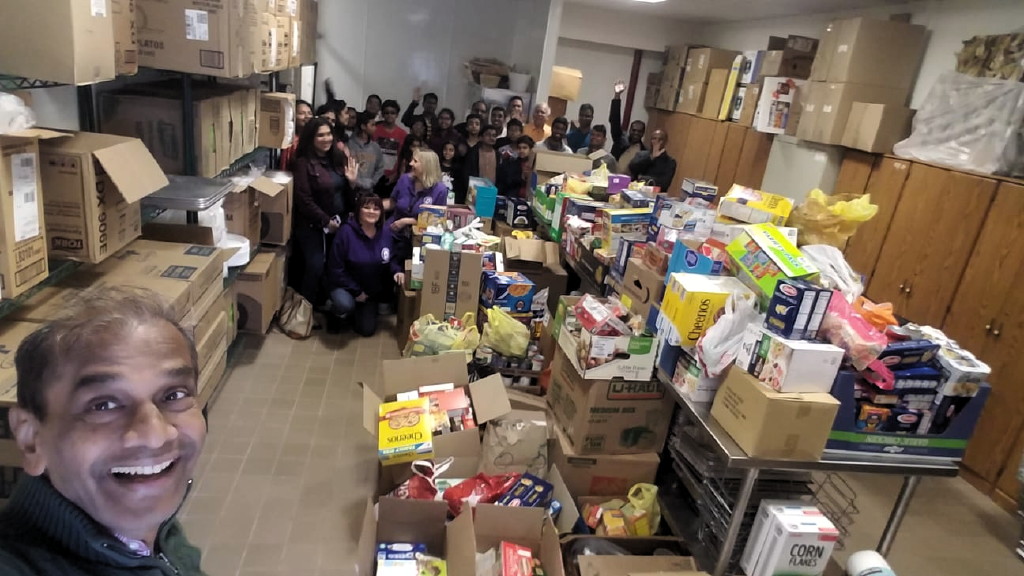 Sewa Diwali effort collects 25,000 pounds of food