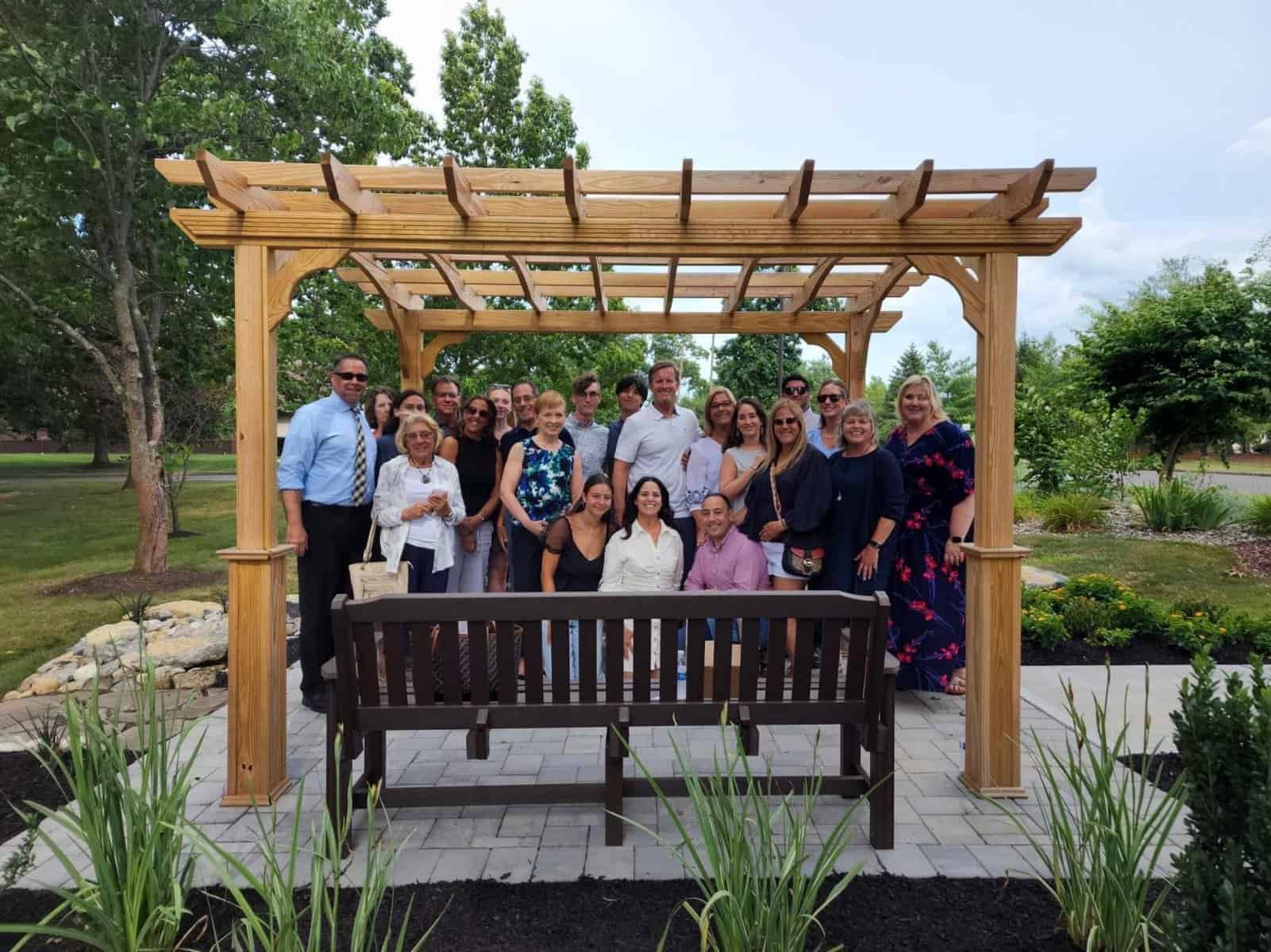 New garden at Monroe Public Library honors lives of late mayor, his wife