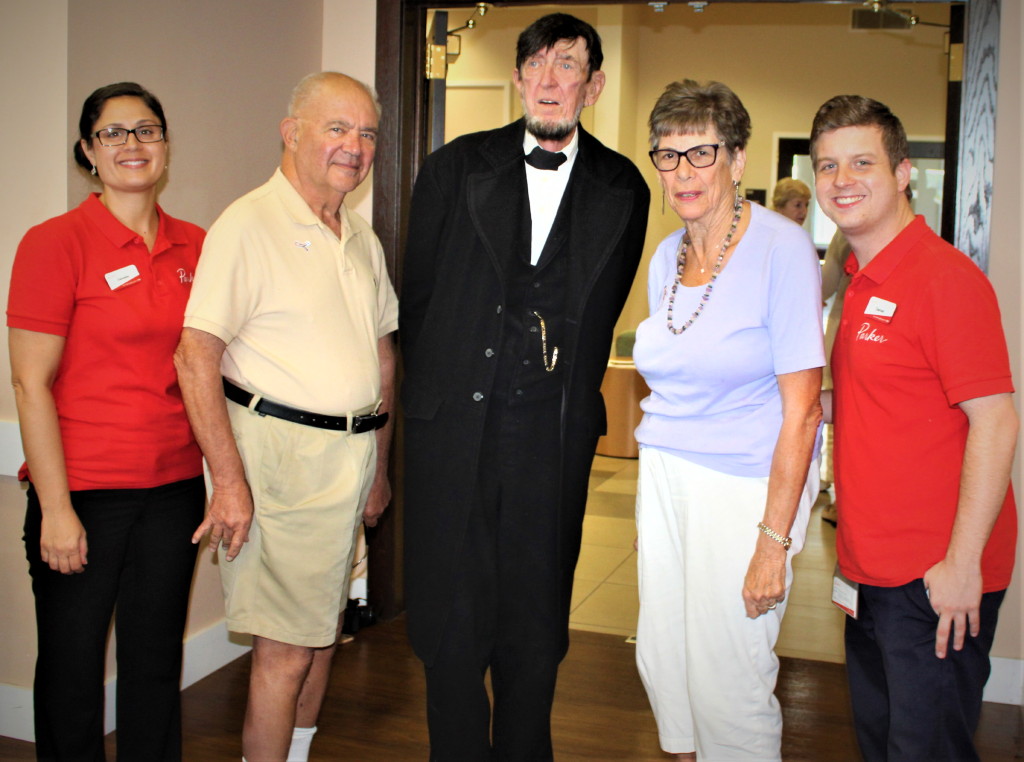 ‘Abraham Lincoln’ visits Monroe Township Senior Center