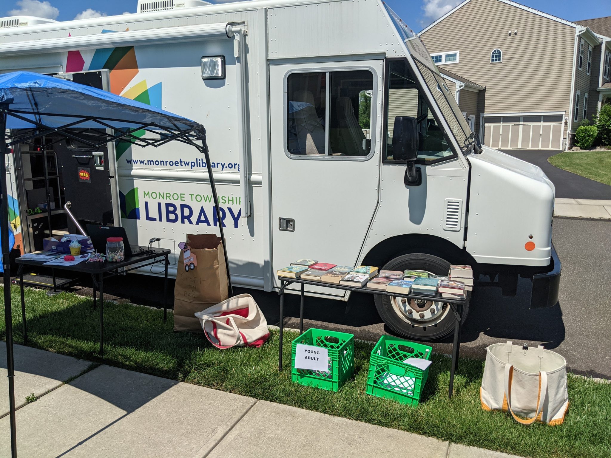 Monroe Township Library’s Bookmobile increases its community presence