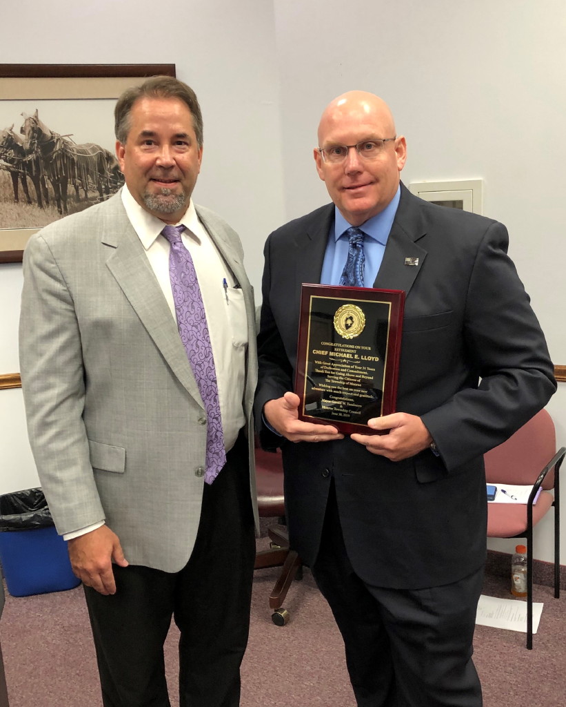 Retired Monroe police chief honored for his years of service