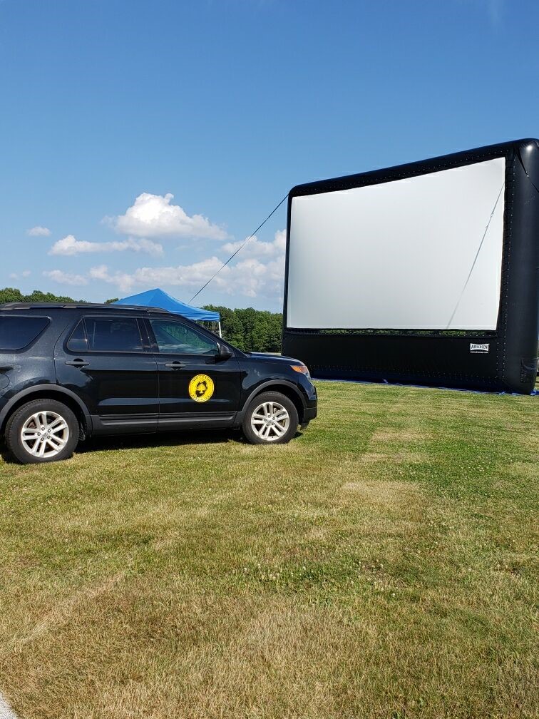 More than 200 families attend Monroe’s first drive in movie