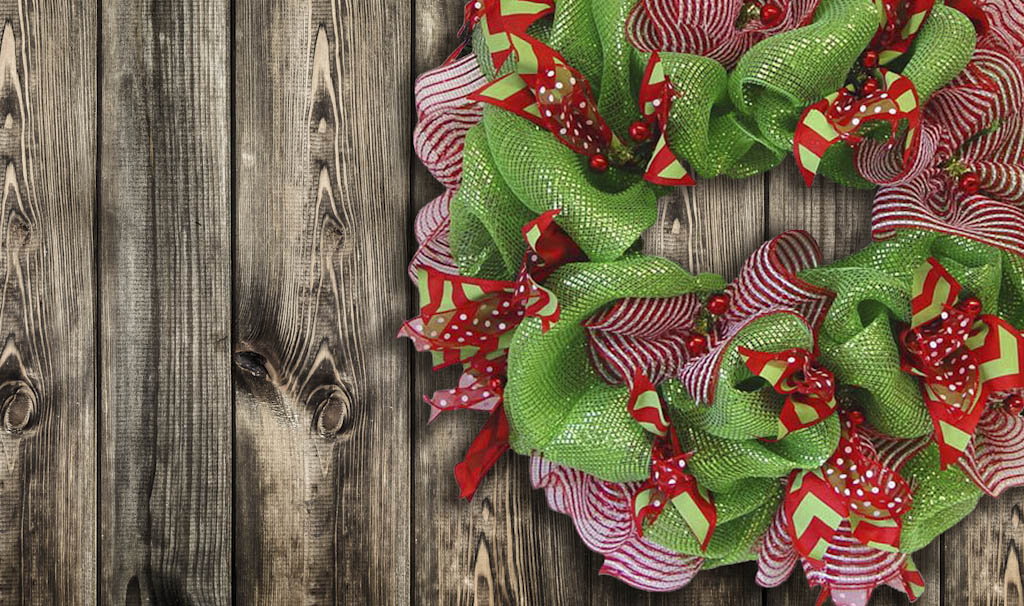 Wreaths made by Garden Club of Metuchen members for sale