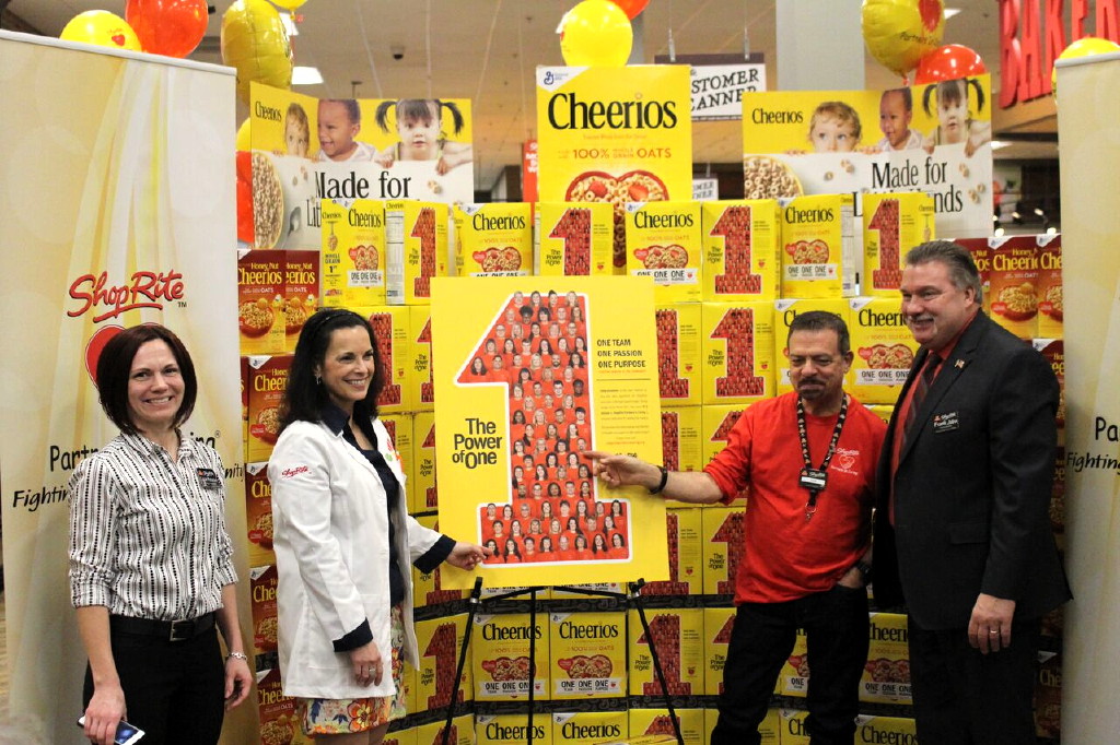 Cheerios boxes feature Spotswood ShopRite employees