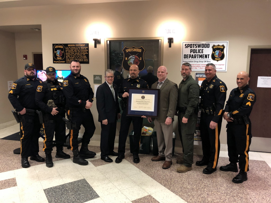 Spotswood police department earns accreditation from chiefs association