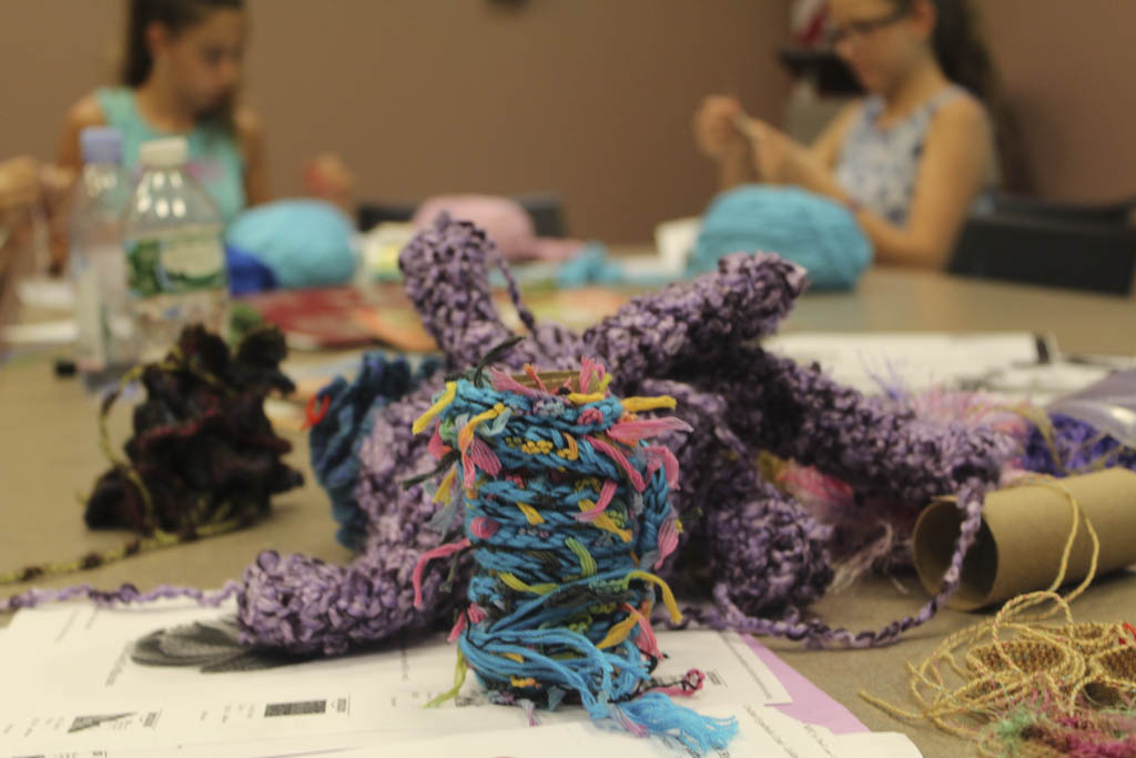 South River library holds crochet coral event