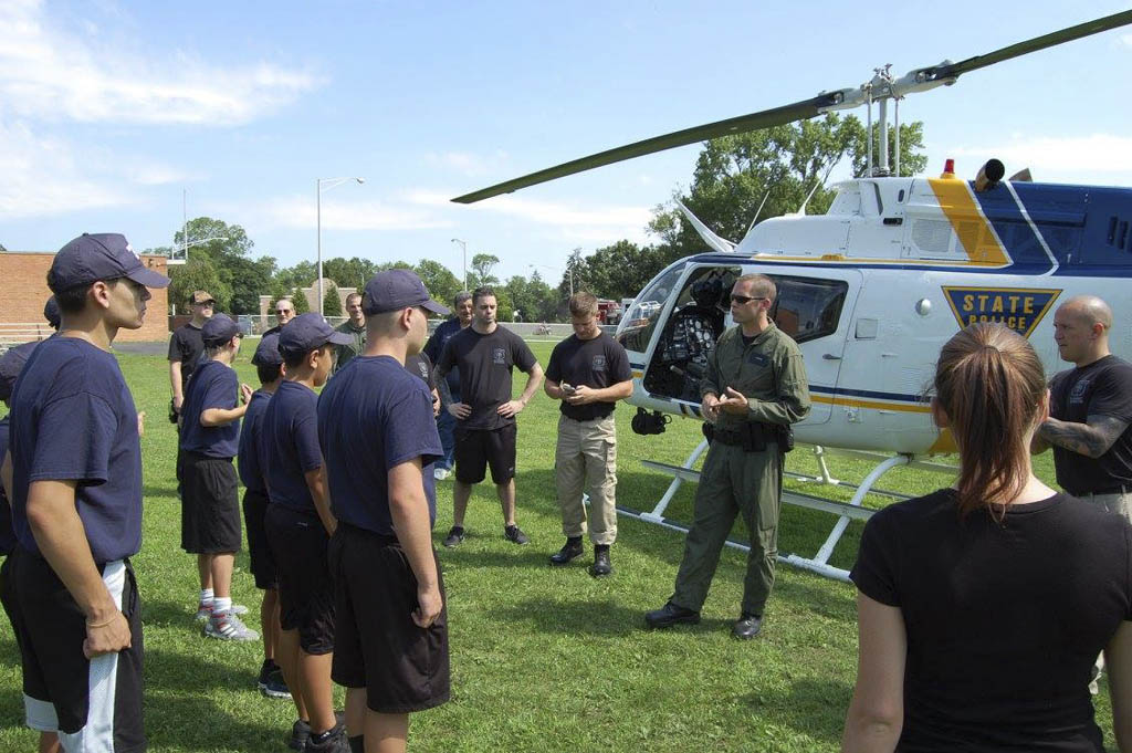 Helicopter landing today at Southwood Elementary is for school event